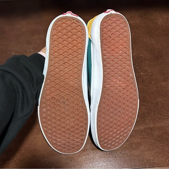 Vans Old Skool Yacht Club Multi-Color Blue Green Red Yellow GUC US Men 11 - Picture 8 of 9